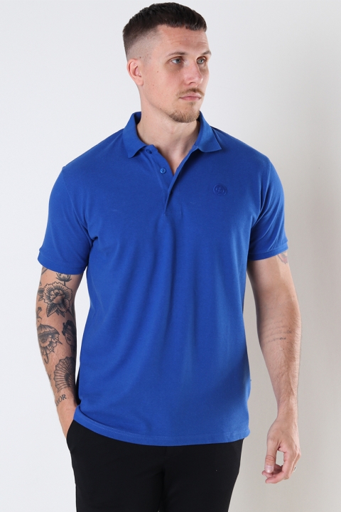 Kronstadt Albert Organic/Recycled polo Cobalt