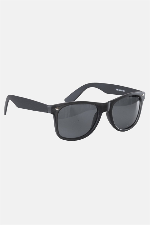 Fashion 1398 Wayfarer Zonnebril Black Rubber Grey Lens