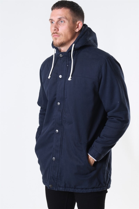 Denim Project Teddy Parka Jas Navy