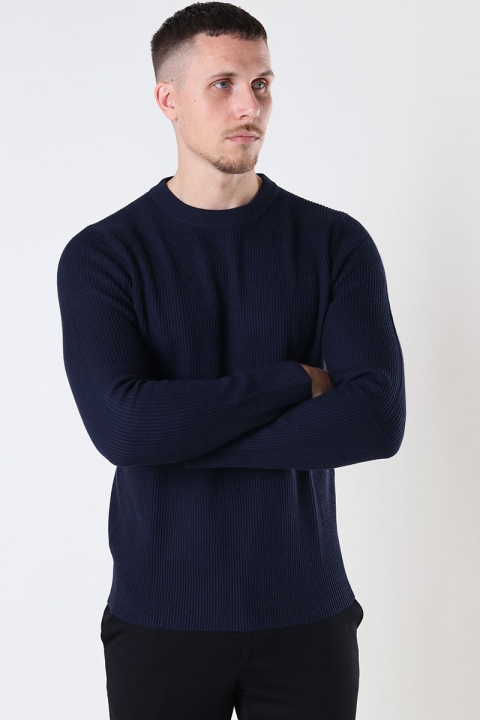 Jack & Jones JPRPERFECT KNIT CREW NECK SN Maritime Blue