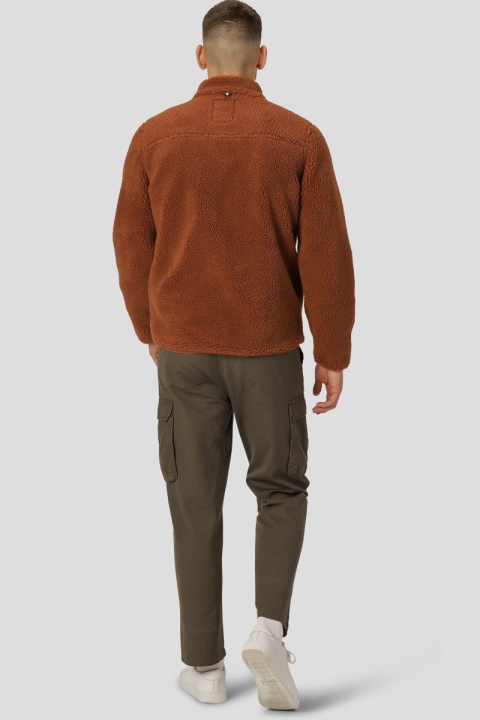 Fat Moose Hugh Fleece Jas Rust Orange