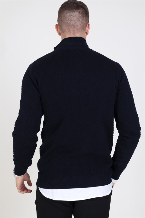 Kronstadt Carlo Half Zip Breien Navy