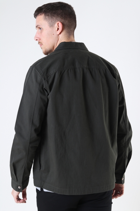 ONLY & SONS SILVIO LIFE LS TWILL OVERSHIRT Peat