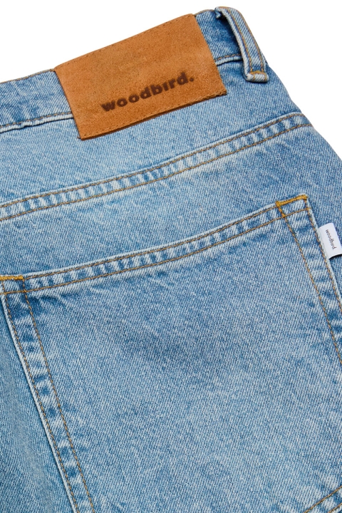 Woodbird Rami Store Jeans Authentic Blue