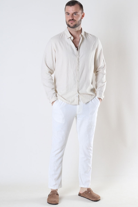 Kronstadt Chill Linen pants Off White