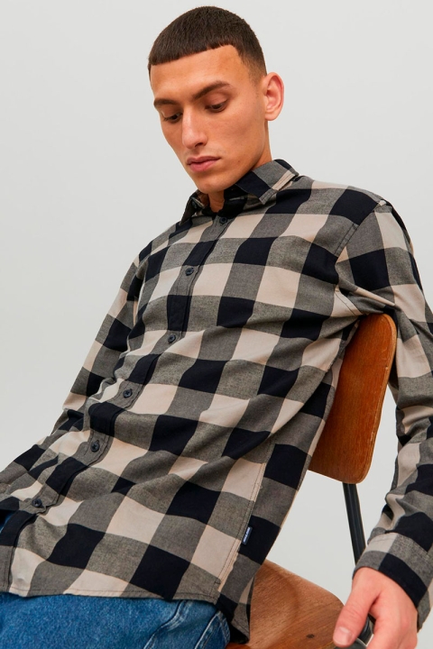 Jack & Jones GINGHAM TWILL SHIRT L/S Crockery