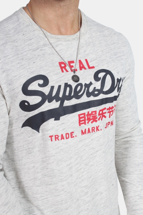Superdry Vintage Logo Due L/S T-Shirt Klokban Ice Grit