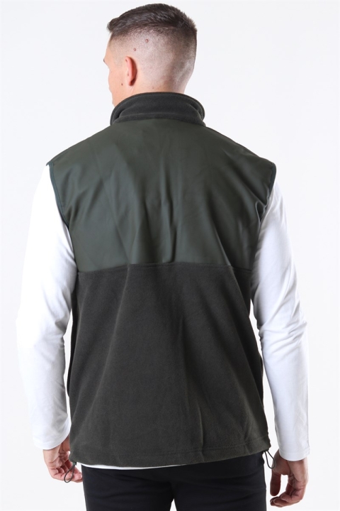 Rains Fleece Vest Green