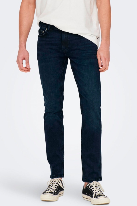 ONLY & SONS ONSLOOM SLIM BLUEBLACK 4976 JEANS NOOS Blue Black Denim