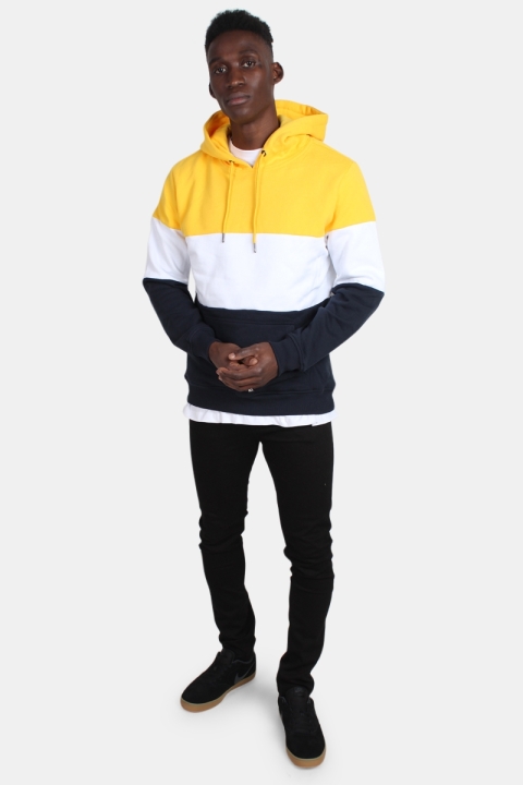 Klokban Classics TB1870 3-Tone Hoodie Chrome Yellow/White/Navy