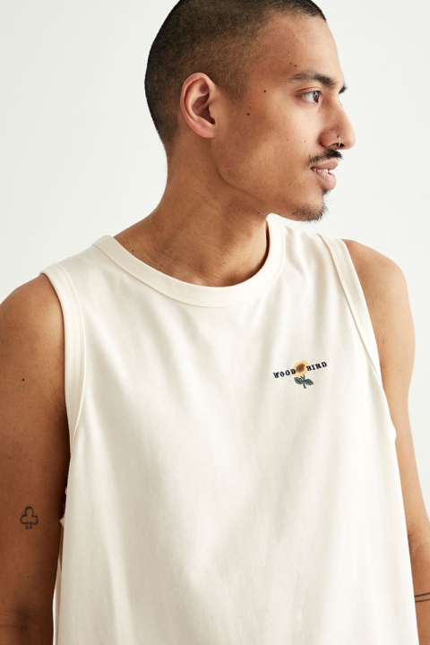 Woodbird Ron Sun Tank-Top Off White