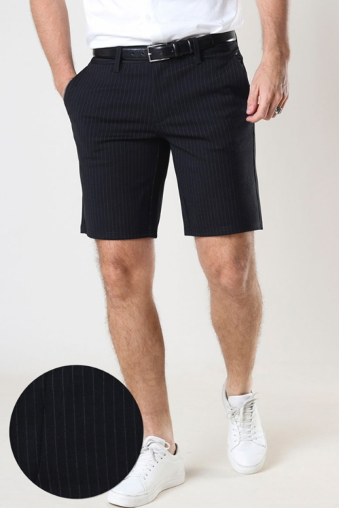 Only & Sons Mark Shorts Stripe GW Black