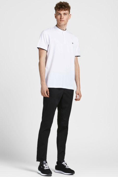 Jack & Jones JPRBLASTRETCH SS MAO POLO STS White REG FIT