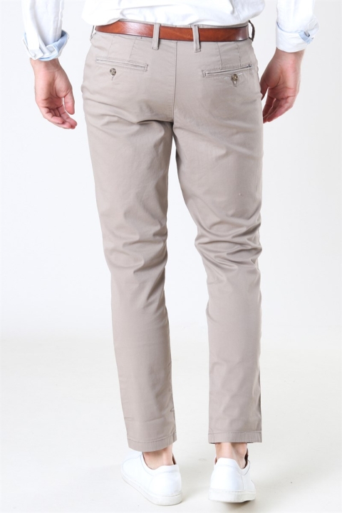 Selected Slim-Miles Flex Chino Pants Greige