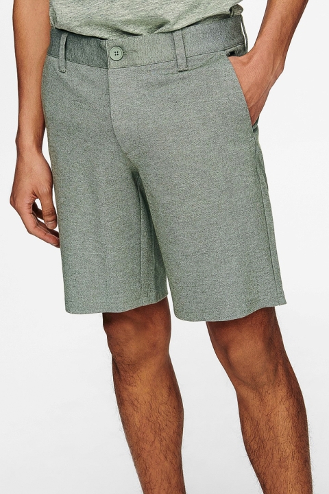 ONLY & SONS ONSMARK SHORTS MELANGE GW 8669 NOOS Olive Night