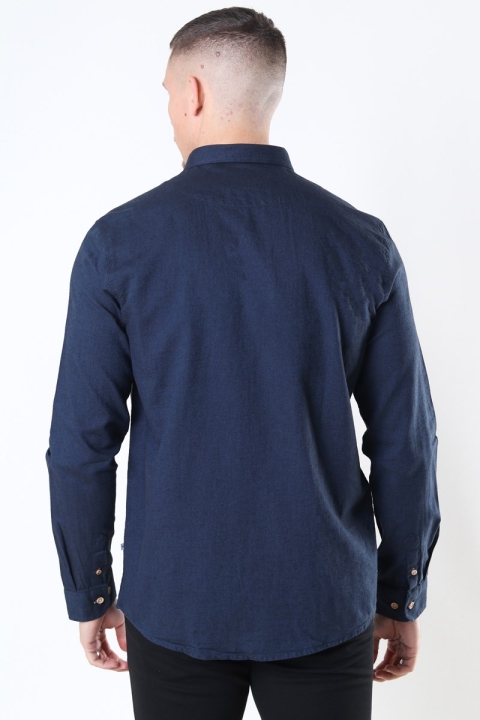 Kronstadt Johan Diego Cotton Overhemd Navy