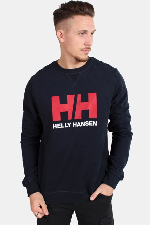 Helly Hansen Logo Crewneck Sweat Navy