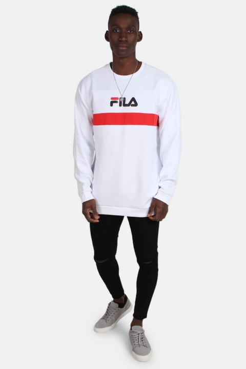 Fila Steven Crew Sweat Bright White