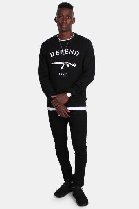 Defend Paris Paris Crew Sweat Black 