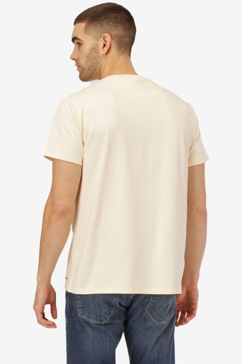 Clean Cut Copenhagen Kamden Tee S/S Ecru