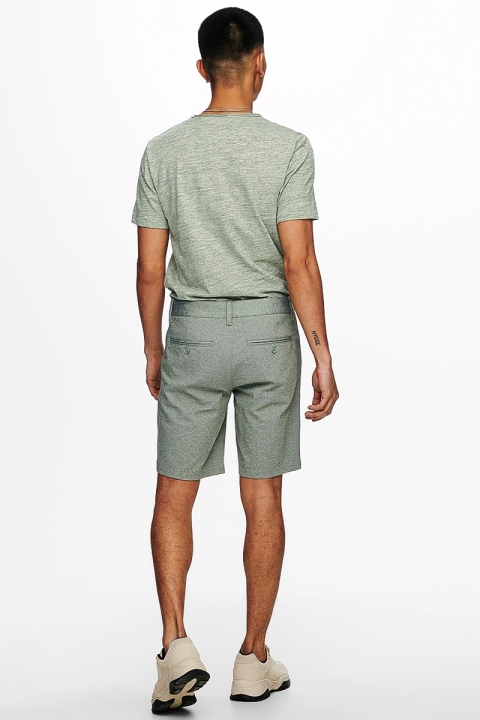 ONLY & SONS ONSMARK SHORTS MELANGE GW 8669 NOOS Olive Night