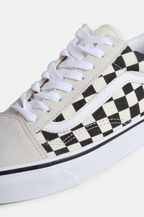 Vans Old Schoenol Checkerbord Sneakers White Black