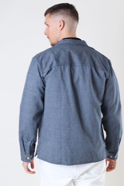 Selected SLHLOOSEANKER OVERSHIRT LS U Dark Blue