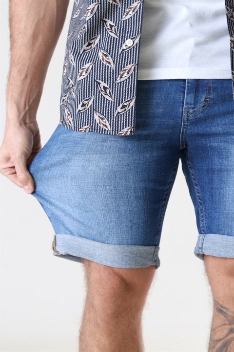 Just Junkies Mike Shorts Deepless Blue