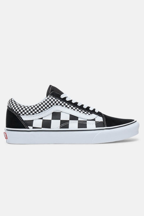 Vans Old Schoenol Mix Checker Sneakers Black/True