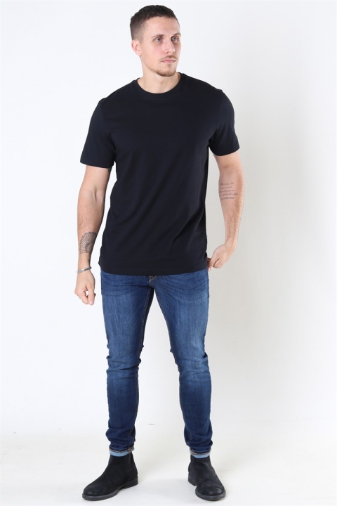 Selected Norman 180 SS O-Neck T-shirt Black