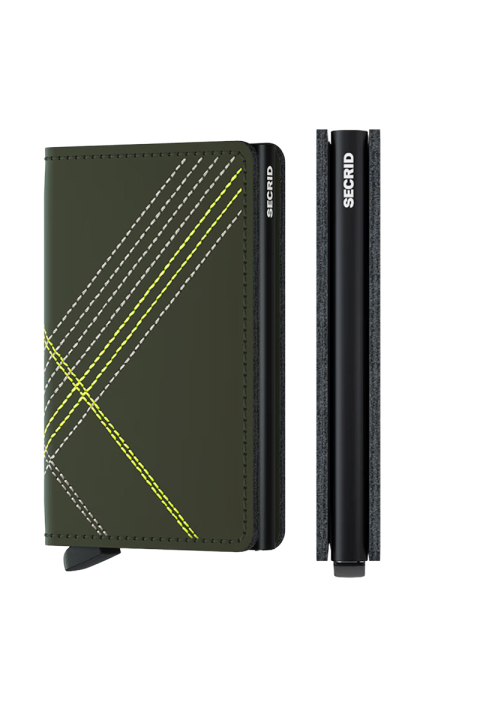 Secrid Slimwallet Stitch Linea Lime