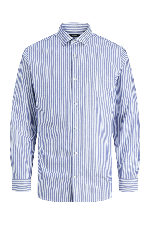 Jack & Jones Parker Wrinkle Resistant Shirt LS Black Iris Stripe