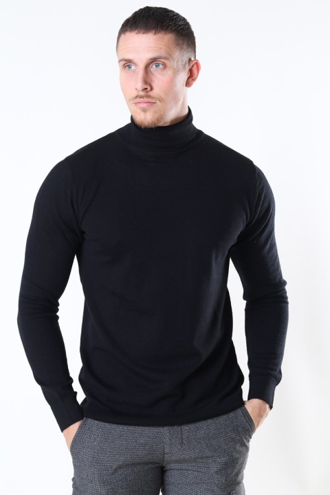 Clean Cut Copenhagen Merino Wool Roll Breien Black