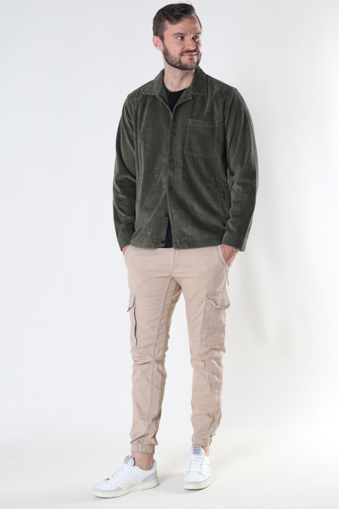 Jack & Jones Paul Flake Cargo Pants White Pepper