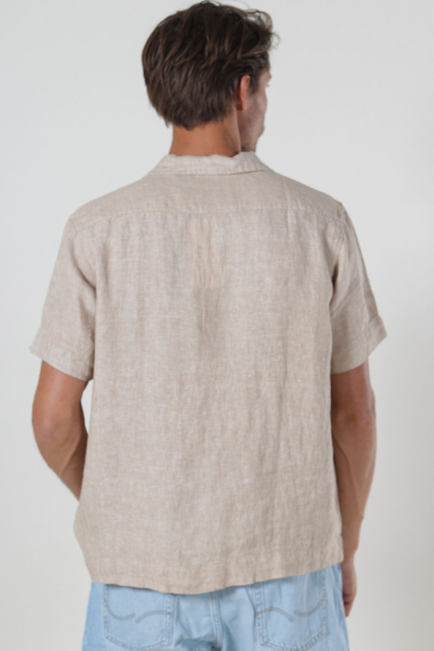 Kronstadt Ayers SS loose Shirt Feather Gray