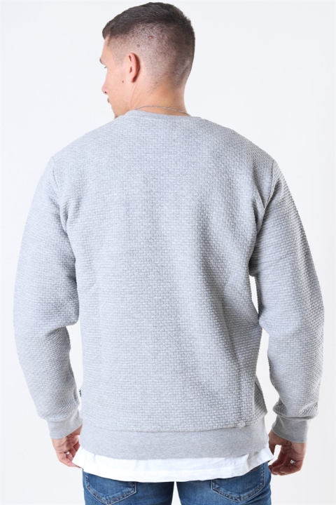 Tailored & Originals Ravn Sweatshirt Light Grey Melange