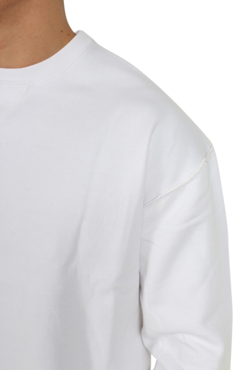 Urban Classics Oversized Open Edge Crew White