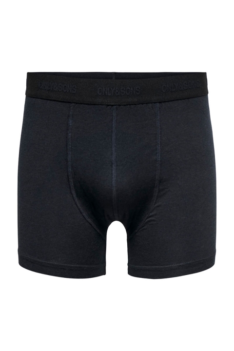 ONLY & SONS Fitz Bamboo 3 Pack Logo Boxers Black