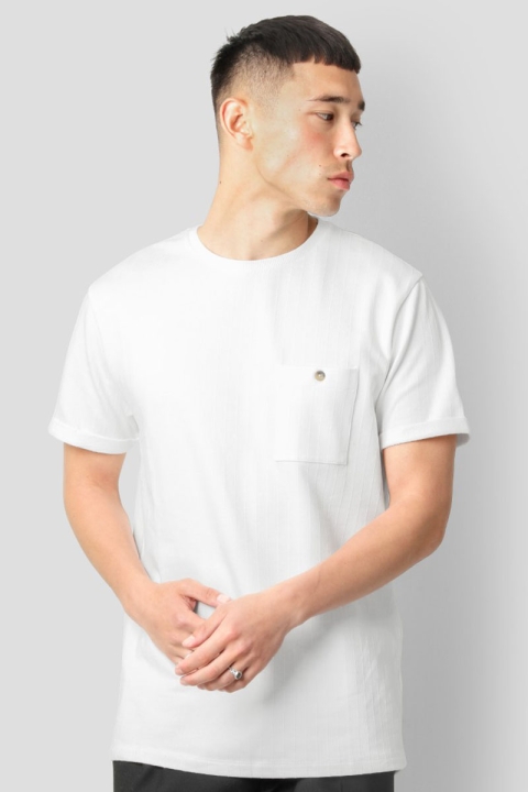 Clean Cut Copenhagen Timothy Structured Tee White
