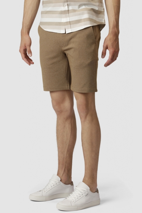 Clean Cut Milano Jersey Shorts Camel Melange