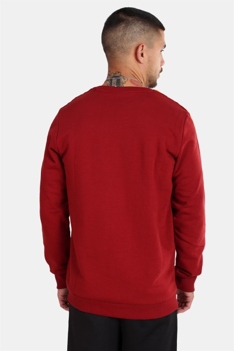 Fila MEN Aren Crew Sweat Merlot