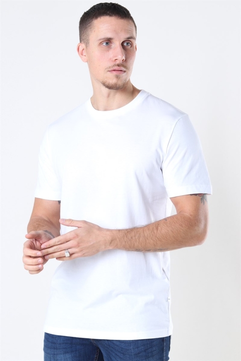 Selected Norman 180 SS O-Neck T-shirt Bright White
