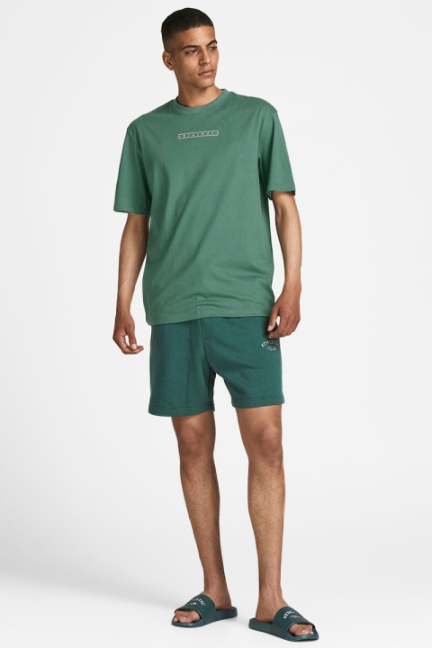 Jack & Jones JORTOBIAS TEE SS CREW NECK BACK KA Trekking Green