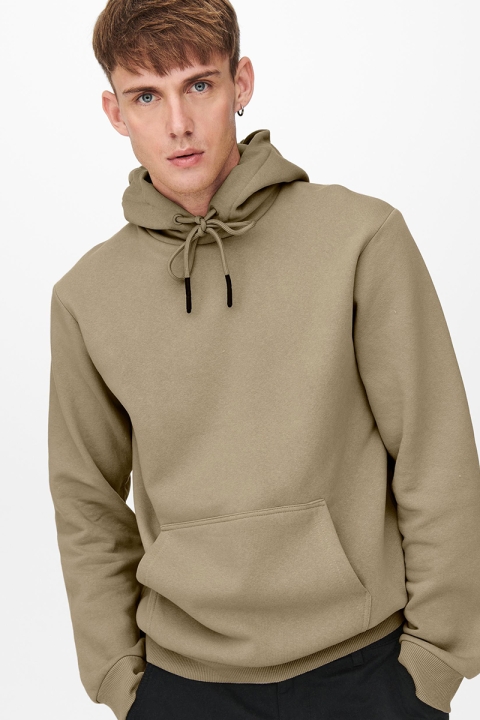 ONLY & SONS ONSCERES LIFE HOODIE SWEAT NOOS Incense