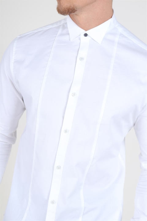 Jack & Jones Antonio Tux Overhemd White
