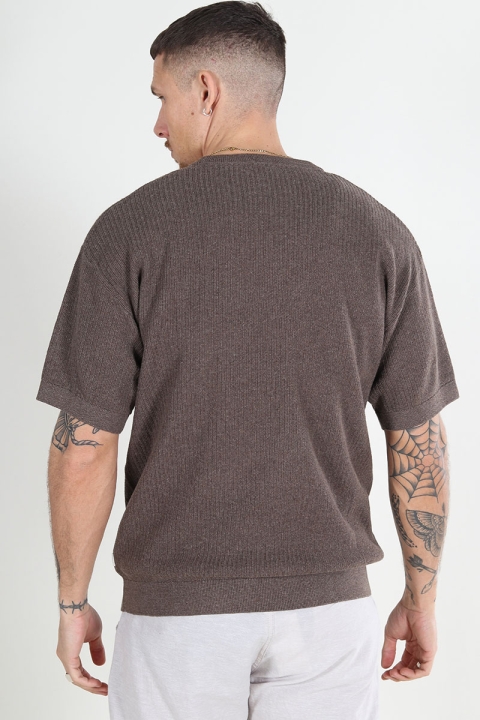 Jack & Jones Bastian Knit Polo Crew Neck Falcon