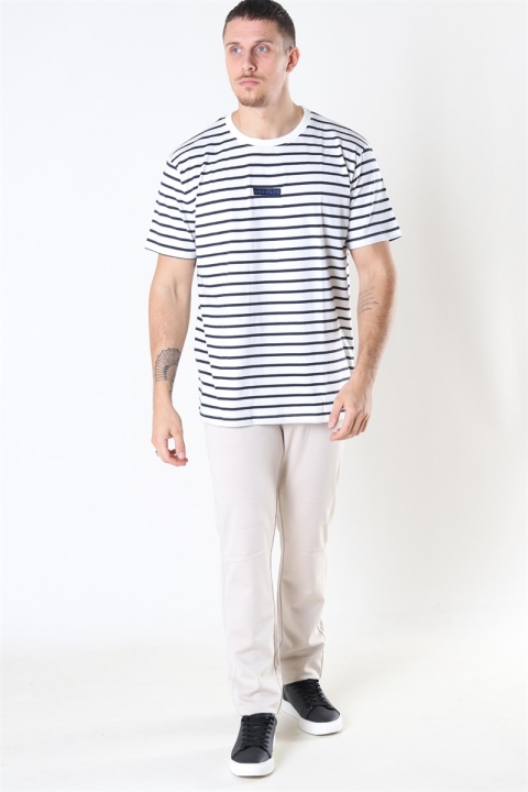 Woodbird Menak Stripe T-shirt Kit-Navy