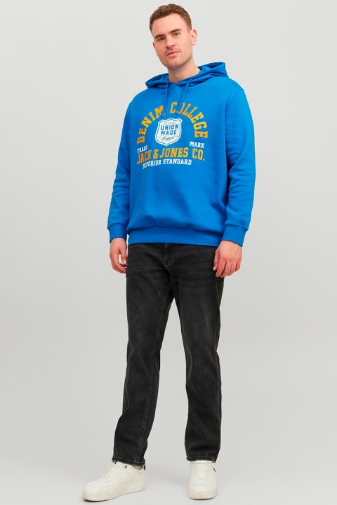 Jack & Jones LOGO SWEAT HOOD 2 COL 22/23 French Blue