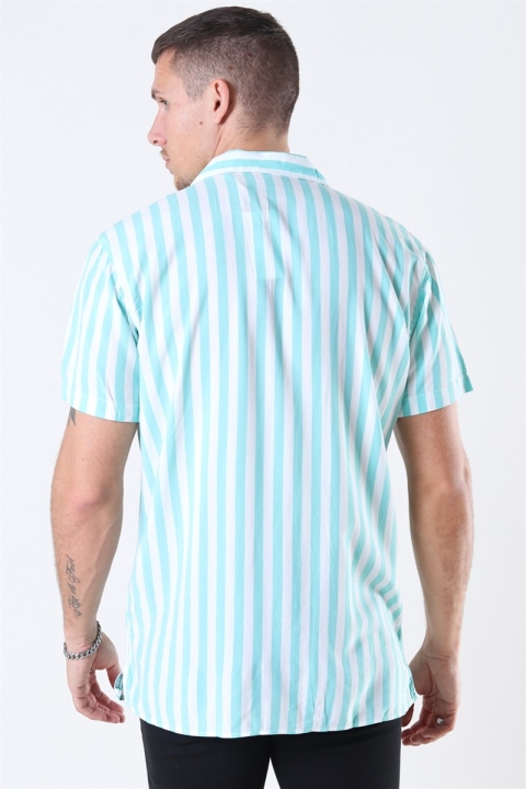 Jack and Jones Tyler Overhemd SS ORG Aqua Sky