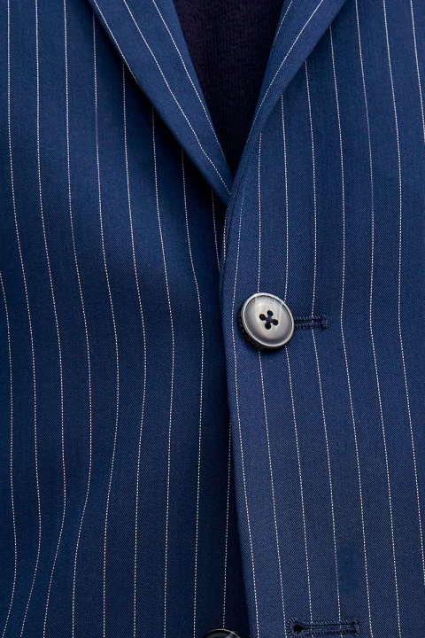 Jack & Jones FRANCO PIN STRIPE Pak Navy Blazer